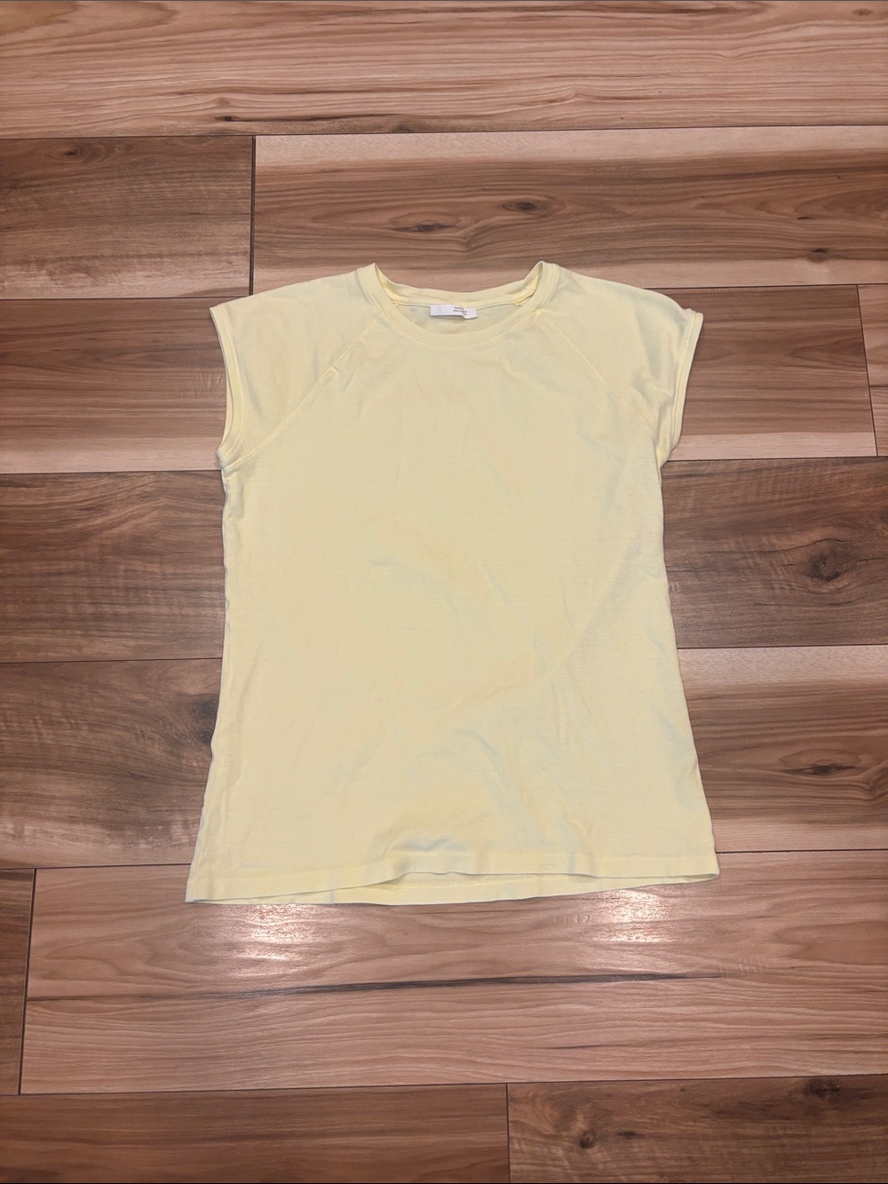 Zara Soft Lemon Crewneck Tee